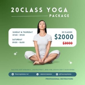 20 Class yoga Package