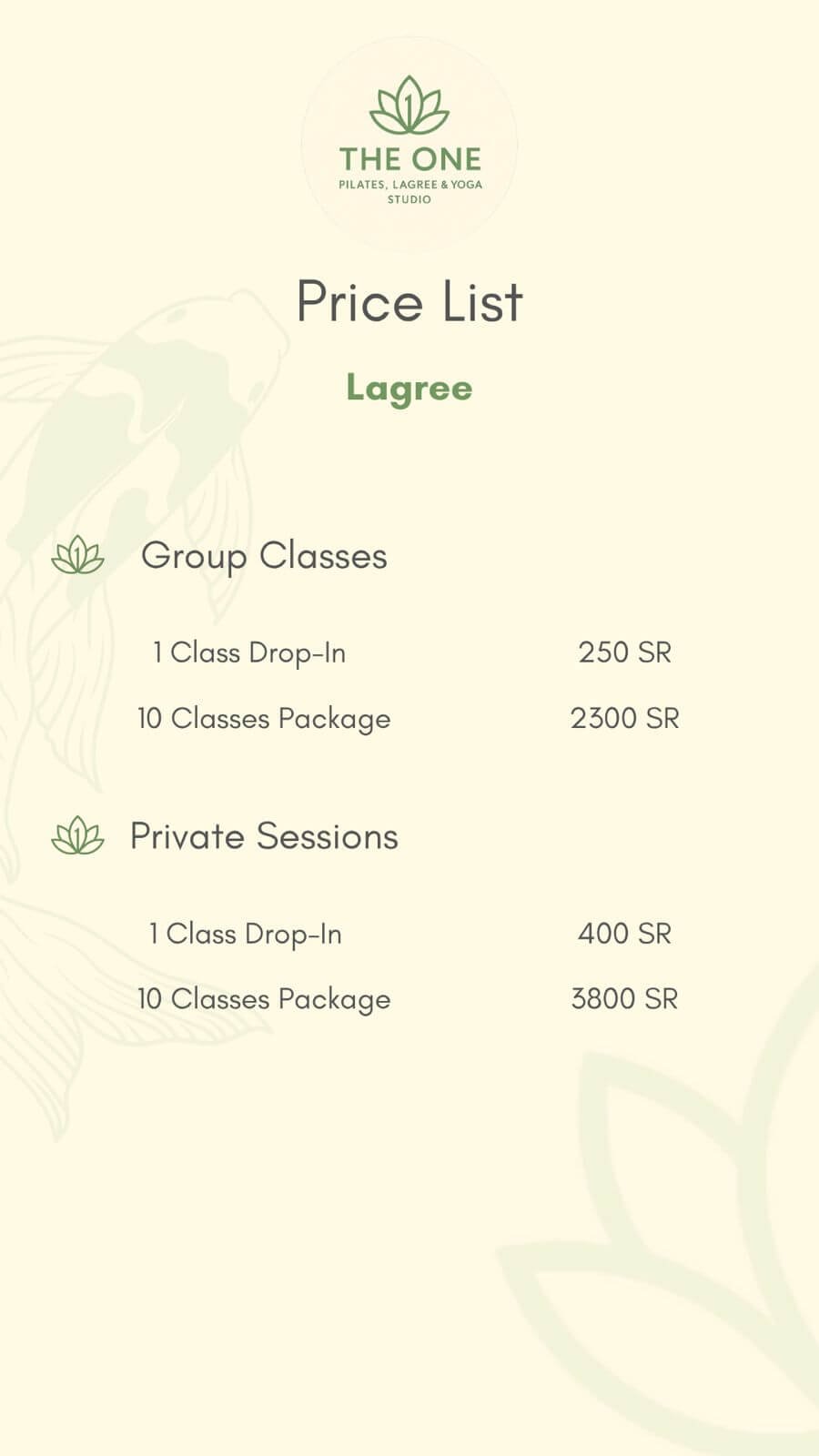 the one pilates second pricelist (2)