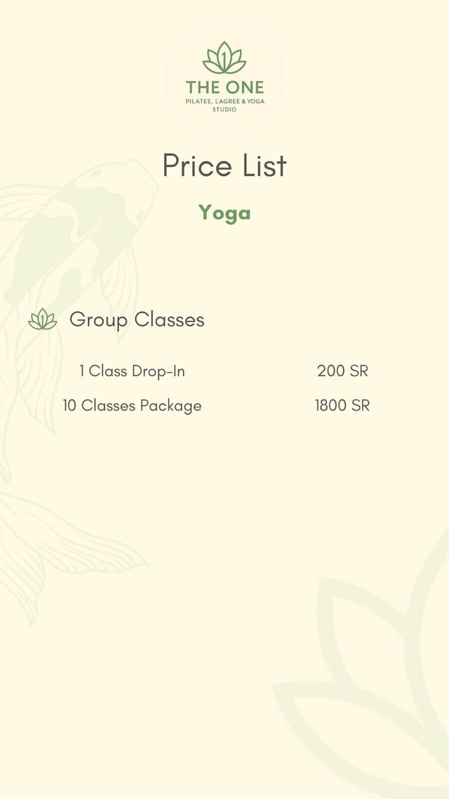 the one pilates second pricelist (3)